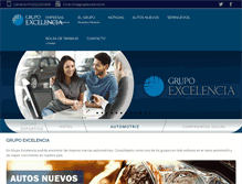 Tablet Screenshot of grupoexcelencia.mx